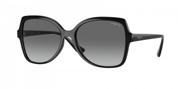 Vogue VO5488S Sunglasses, W44/11 BLACK GRADIENT GREY (BLACK)