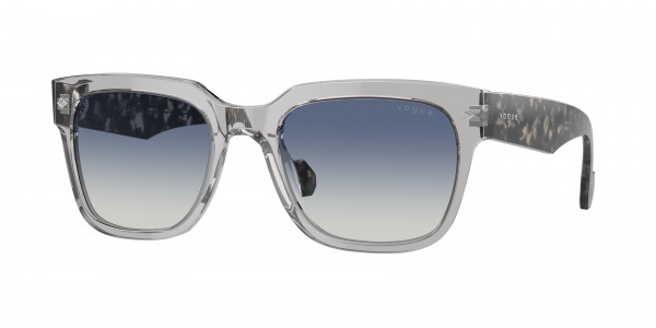 Vogue VO5490S Sunglasses, 28204L TRANSPARENT GREY GREY GRADIENT (GREY)