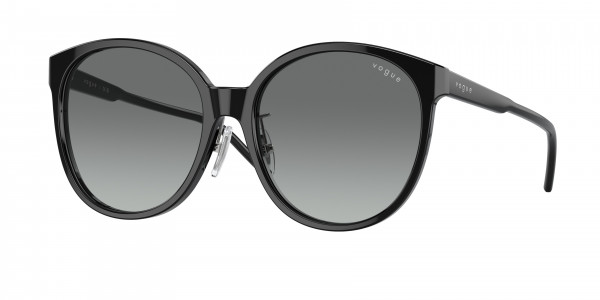 Vogue VO5509SF Sunglasses, W44/11 BLACK GRADIENT GREY (BLACK)
