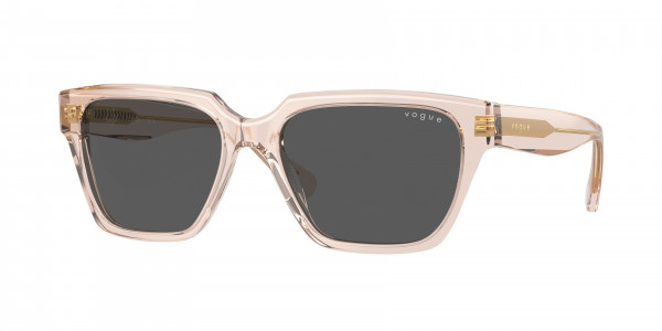 Vogue VO5512S Sunglasses, 300787 OPAL LIGHT PEACH DARK GREY (PINK)