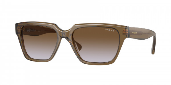 Vogue VO5512S Sunglasses, 304768 TRANSPARENT DARK KHAKI VIOLET (GREEN)