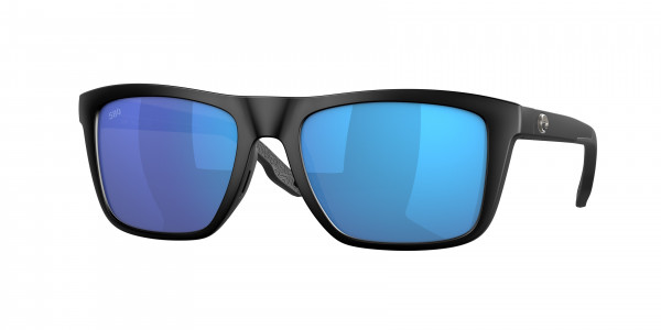 Costa Del Mar 6S9107 MAINSAIL Sunglasses, 910701 MAINSAIL MATTE BLACK BLUE MIRR (BLACK)