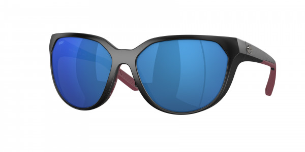 Costa Del Mar 6S9110 MAYFLY Sunglasses, 911004 MAYFLY MATTE BLACK BLUE MIRROR (BLACK)