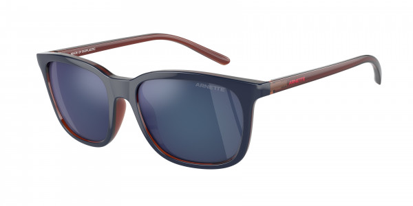 Arnette AN4316 C'ROLL Sunglasses, 288055 C'ROLL TOP BLUE ON TRANSPARENT (BLUE)
