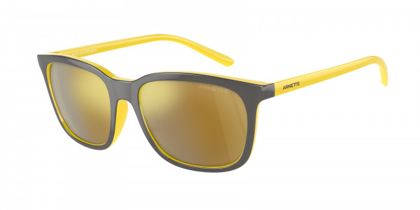 Arnette AN4316 C'ROLL Sunglasses, 28815A C'ROLL TOP GREY ON YELLOW MIRR (GREY)