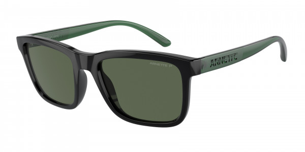 Arnette AN4321 LEBOWL Sunglasses, 28719A LEBOWL BLACK POLAR DARK GREEN (BLACK)