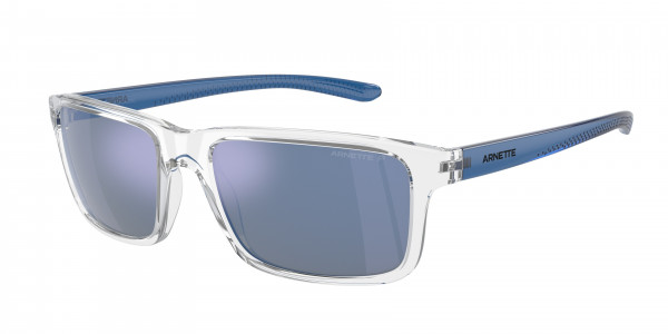 Arnette AN4322 MWAMBA Sunglasses, 275522 MWAMBA CRYSTAL DARK GREY MIRRO (WHITE)