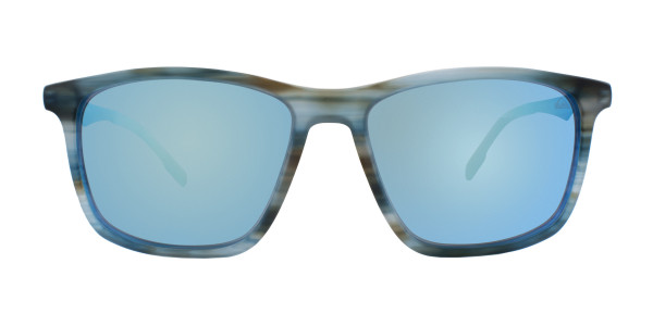 Quiksilver QS 4003 Sunglasses, Matte Brown/Blue