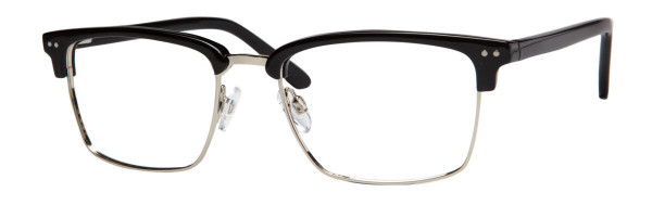 Ernest Hemingway H4870 Eyeglasses, Shiny Black/Shiny Silver