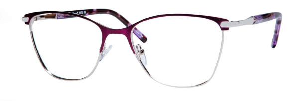 Valerie Spencer VS9372 Eyeglasses, Purple/Silver