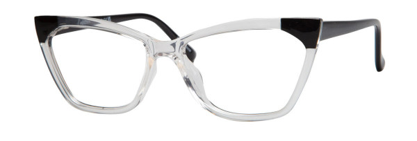 Enhance EN4397 Eyeglasses, Crystal/Black
