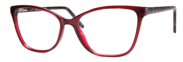 Enhance EN4396 Eyeglasses, Burgundy