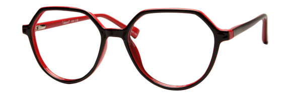 Enhance EN4385 Eyeglasses, Black/Red