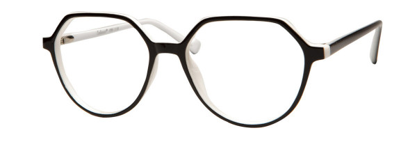 Enhance EN4385 Eyeglasses, Black/White