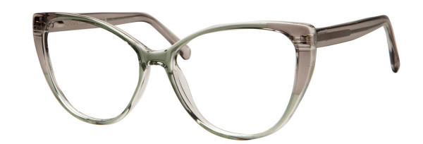 Enhance EN4383 Eyeglasses, Grey/Mint