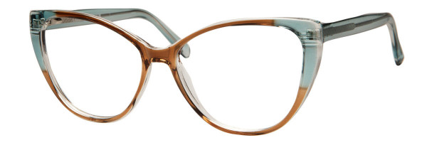 Enhance EN4383 Eyeglasses, Sky/Brown