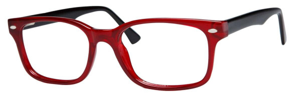 Enhance EN4330 Eyeglasses, Red/Black