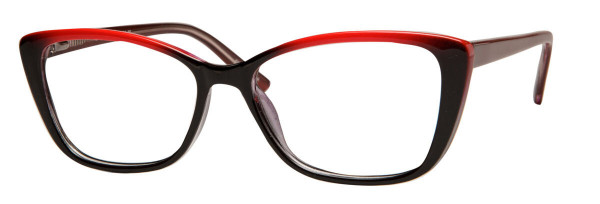 Enhance EN4328 Eyeglasses, Red/Black