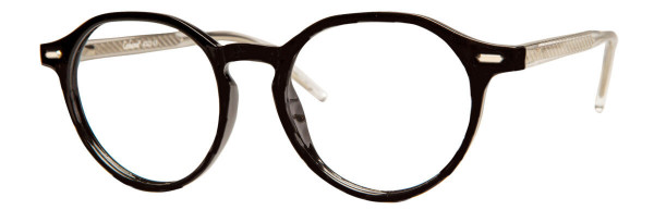 Enhance EN4323 Eyeglasses, Shiny Black/Crystal