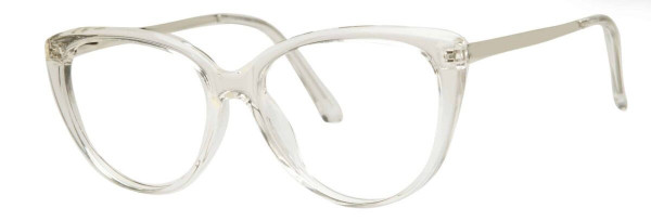 Enhance EN4319 Eyeglasses, Crystal/Silver