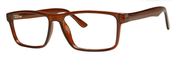 Enhance EN4313 Eyeglasses, Brown Smoke