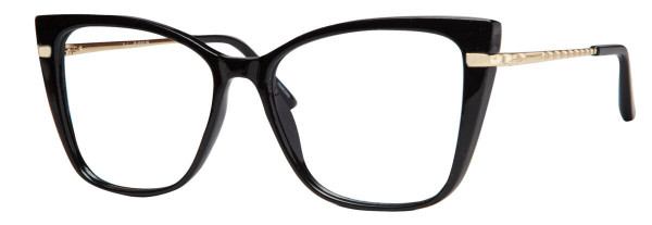 Enhance EN4312 Eyeglasses, Black/Gold