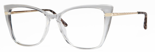 Enhance EN4312 Eyeglasses, Crystal/Gold