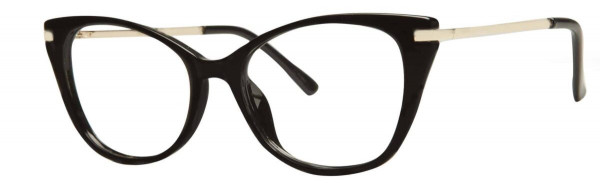 Enhance EN4311 Eyeglasses, Black/Gold