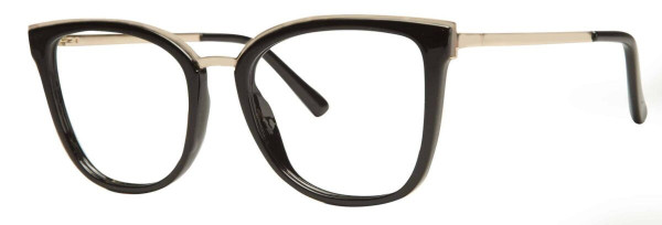 Enhance EN4310 Eyeglasses, Black/Gold