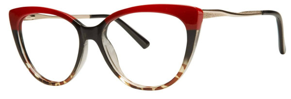 Enhance EN4309 Eyeglasses, Red/Black/Tortoise Fade