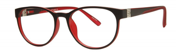 Enhance EN4306 Eyeglasses, Matte Black/Red