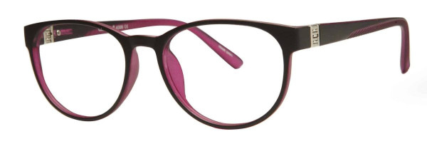 Enhance EN4306 Eyeglasses, Matte Black/Purple