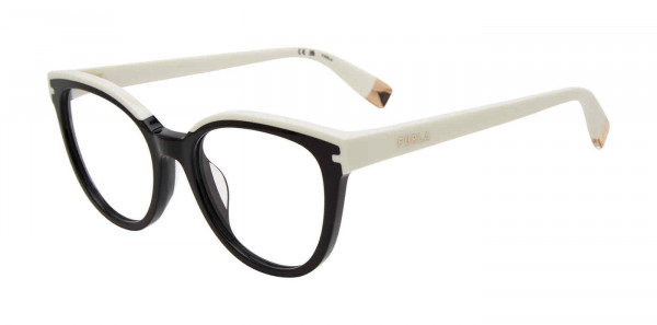 Furla VFU681 Eyeglasses, SHINY BLACK (0700)