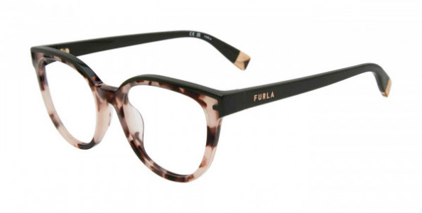 Furla VFU681 Eyeglasses, PINK/BROWN/HAVANA (0AGK)