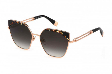 Furla SFU690V Sunglasses, SHINY ROSE GOLD (300Y)