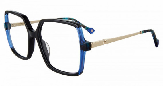 Yalea VYA086 Eyeglasses, BLACK (0700)