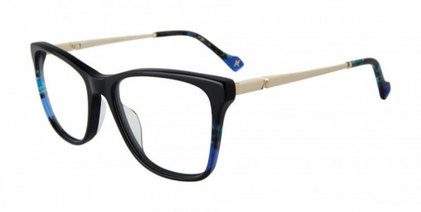 Yalea VYA087 Eyeglasses, BLACK (0700)