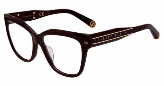 Philipp Plein VPP051M Eyeglasses, FULL BORDEAUX (0G96)