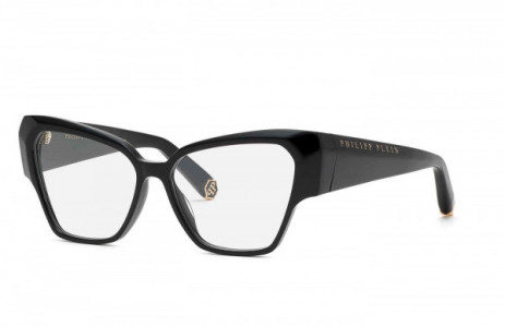 Philipp Plein VPP100 Eyeglasses, SHINY BLACK -0700