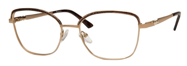 Scott & Zelda SZ7496 Eyeglasses, Gold/Brown