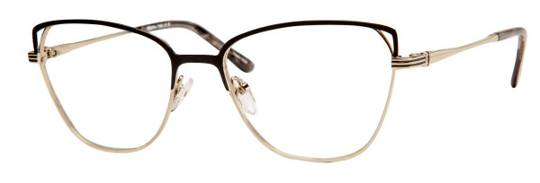 Scott & Zelda SZ7493 Eyeglasses, Matte Brown/Gold
