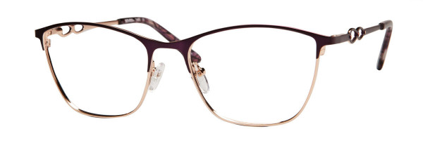 Scott & Zelda SZ7490 Eyeglasses, Purple/Gold