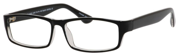 Correctional Eyewear L1057 Eyeglasses, Black/Crystal
