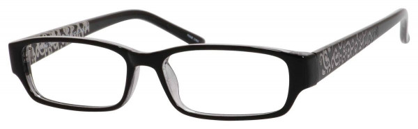 Correctional Eyewear L1055 Eyeglasses, Black/Crystal