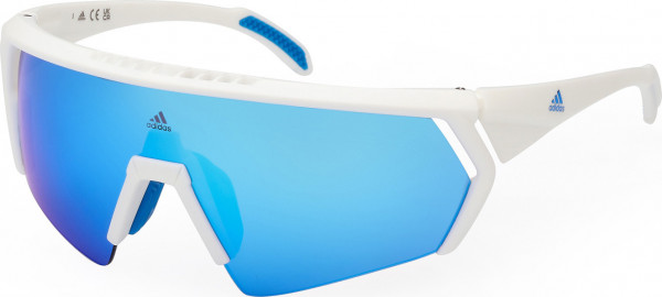 adidas SP0063 CMPT AERO Sunglasses, 24X - Matte White / Matte White