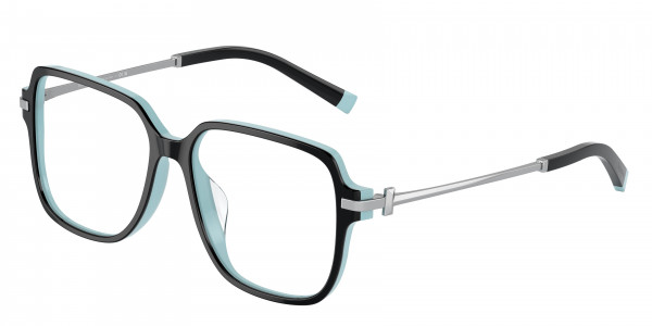 Tiffany & Co. TF2224D Eyeglasses, 8055 BLACK ON TIFFANY BLUE (BLACK)