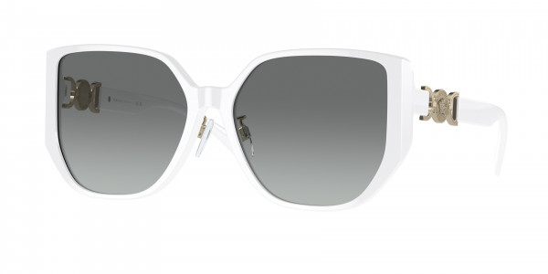 Versace VE4449D Sunglasses, 314/11 WHITE GREY GRADIENT (WHITE)