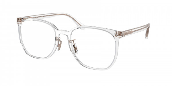 Coach HC6215D Eyeglasses, 5111 TRANSPARENT CLEAR (TRANSPARENT)