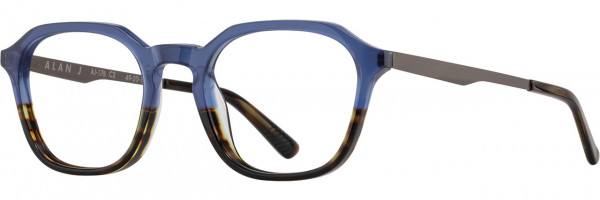 Alan J Alan J 176 Eyeglasses, 2 - Blue / Hazel / Graphite