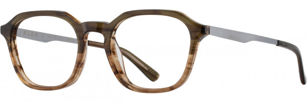 Alan J Alan J 176 Eyeglasses, 3 - Khaki / Sienna / Silver